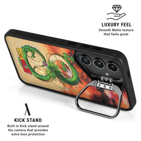 Dragon Ball Z One Wish Shenron Galaxy S24 FE Kickstand Case